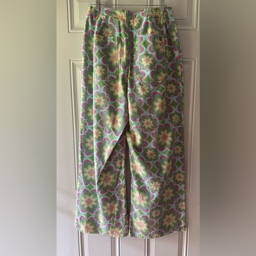 Lucy & Yak Cole Wide Leg Floral Print Pants 30 - Picture 5 of 13